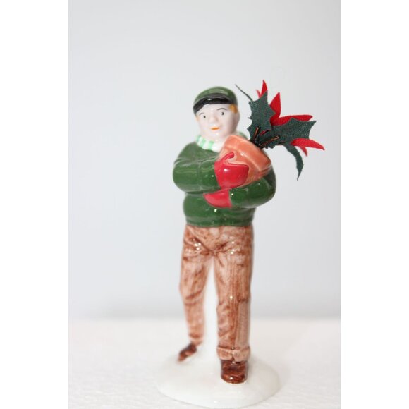 Dept 56 Snow Village - Poinsettias for Sale - Picture 6 of 8